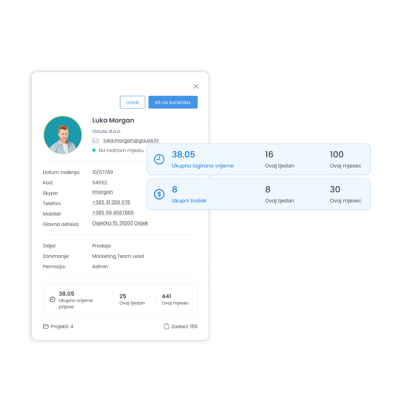 Time & expenses tracking