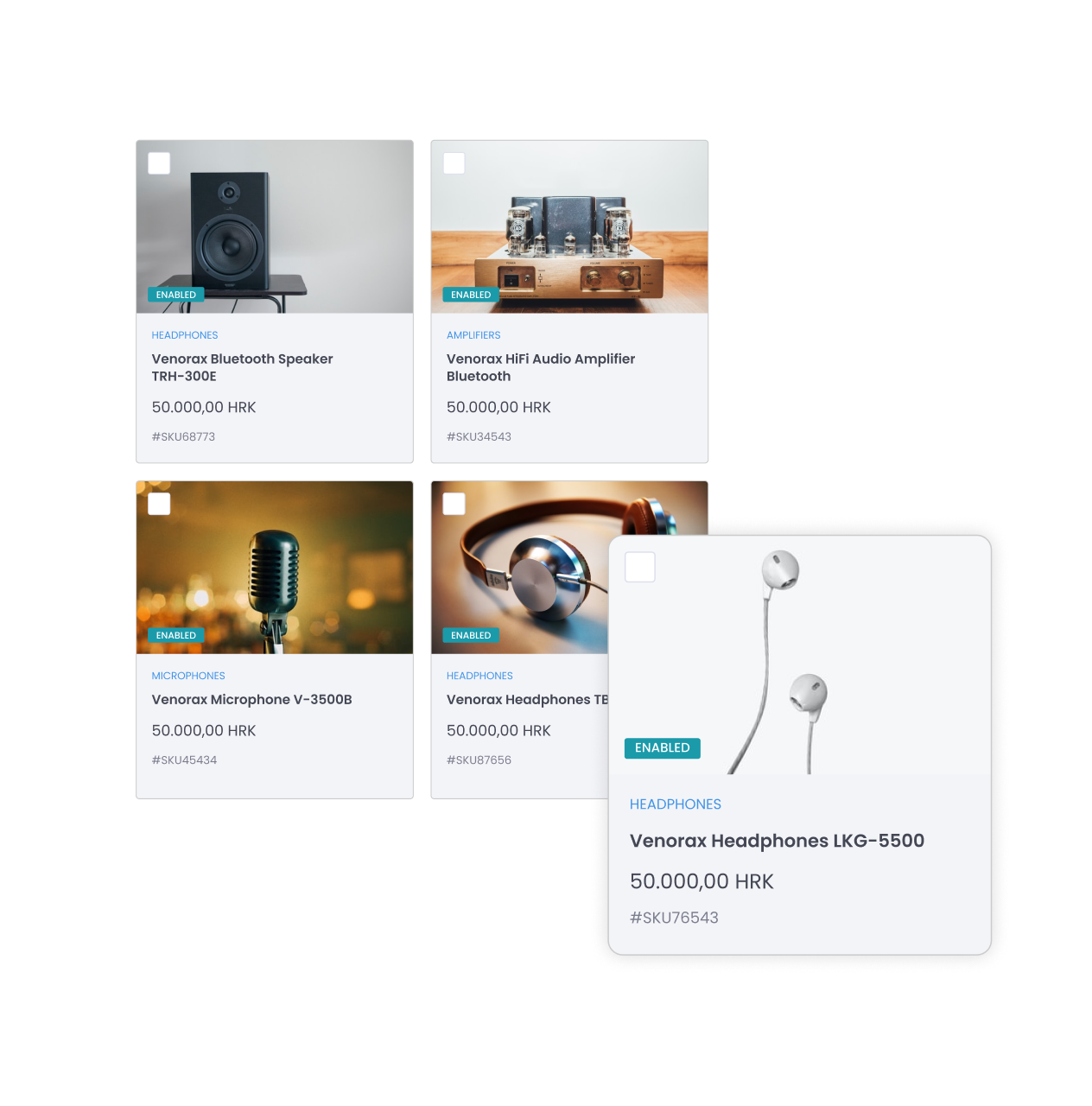 Product catalog